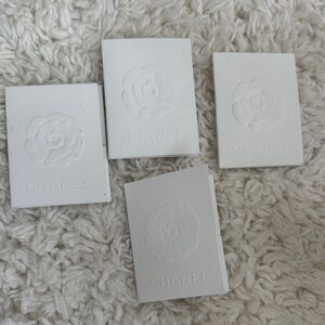 Chanel White Camellia receipt envelopes